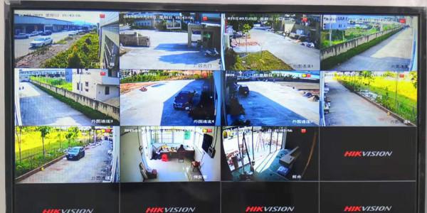云浮市季彩包装制品工厂视频监控系统,综合布线工程